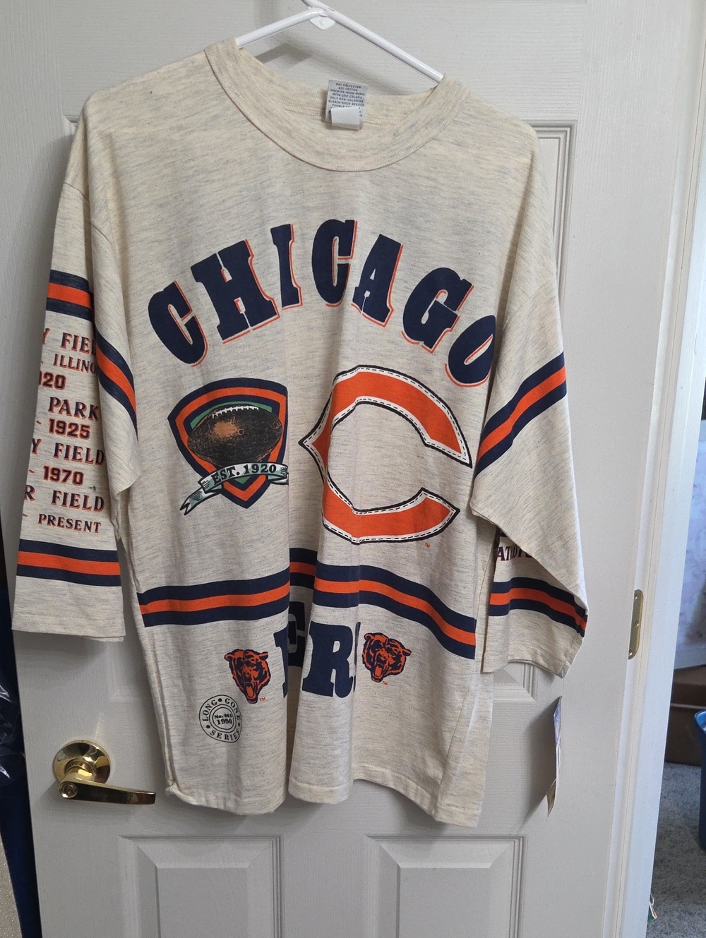 Rare Vintage Chicago Bears Football Graphic